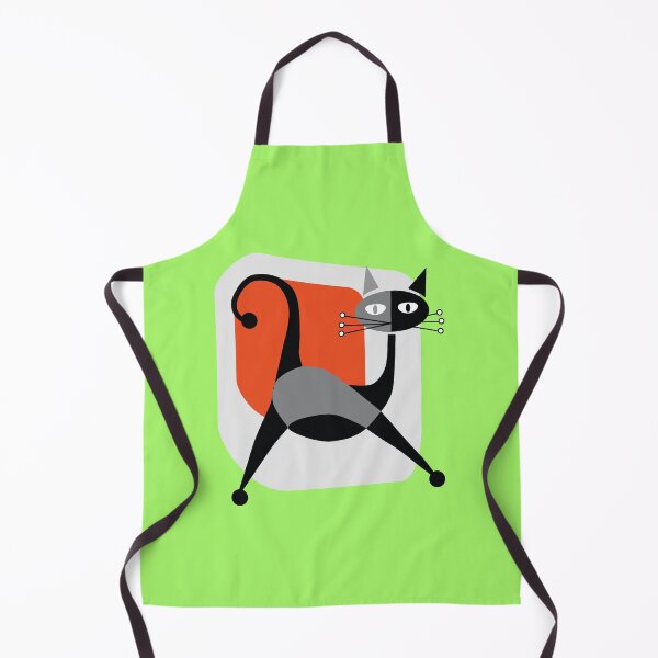 Item preview, Copy of Retro Cat 1950's orange black and white designed and sold by ASKEW GRAPHICS.