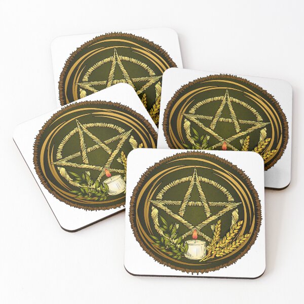 Item preview, Lughnasadh Pentacle designed and sold by TheMoonlightShop.