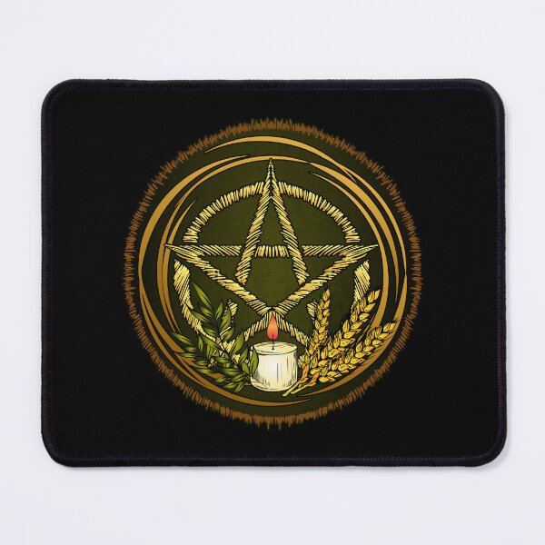 Item preview, Lughnasadh Pentacle designed and sold by TheMoonlightShop.