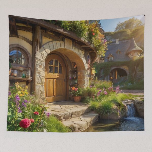 Item preview, Tiny Waterfall Dreams and the Hidden Tavern designed and sold by BlareBlare.
