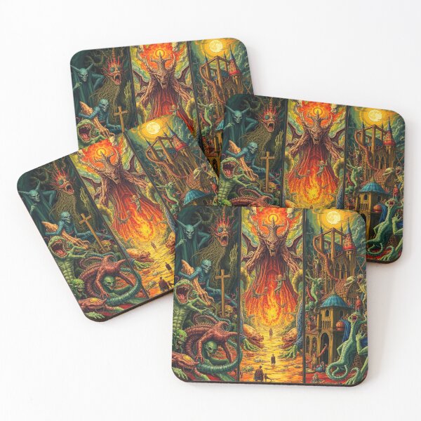 Item preview, The Denizen Demons of Hell a Hellscape cool design designed and sold by Vintage Designs +.