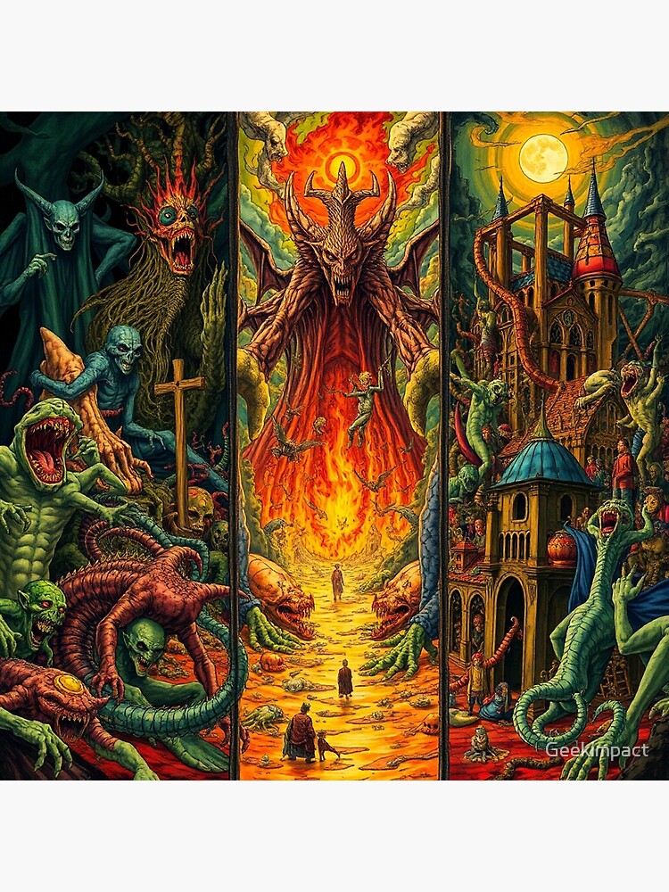 The Denizen Demons of Hell a Hellscape cool design