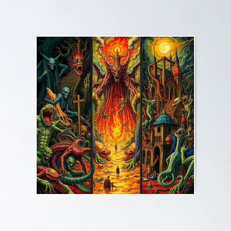 The Denizen Demons of Hell a Hellscape cool design