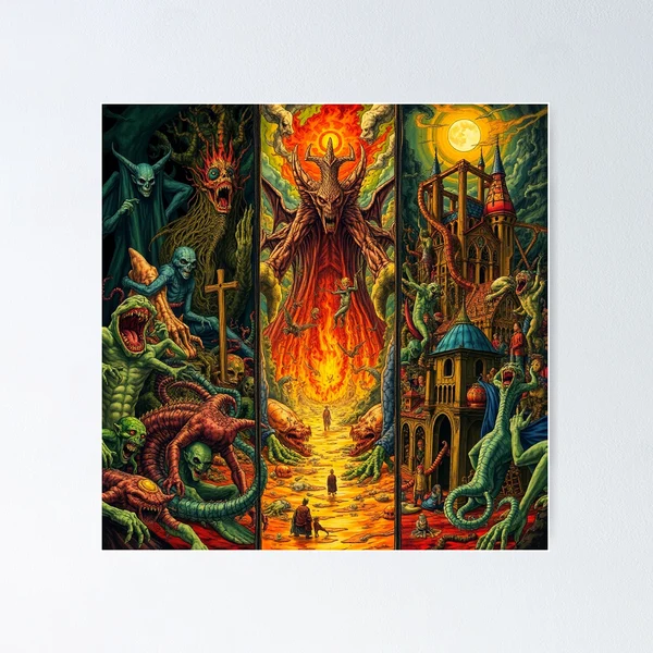 The Denizen Demons of Hell a Hellscape cool design