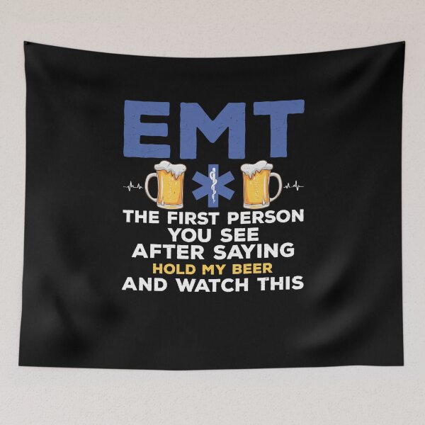 Item preview, EMT The First Person You See First Aid Paramedic designed and sold by Artee79.
