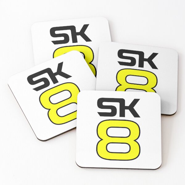 Item preview, SK8 Logo Electric Yellow Black Outline designed and sold by JohnnyVillas.