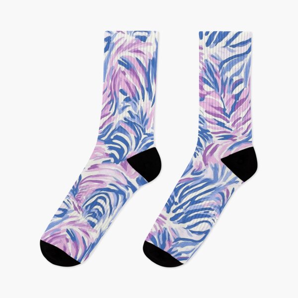Item preview, Patrón de líneas onduladas abstractas moradas designed and sold by SylvieVibes.