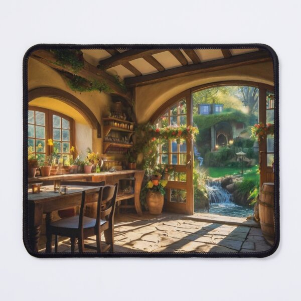 Item preview, Garden Tavern at the Edge of the Enchanted River designed and sold by BlareBlare.