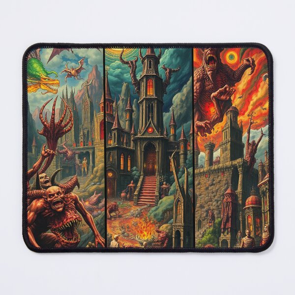 Item preview, The Denizen Demons of Hell a Hellscape cool design designed and sold by Vintage Designs +.