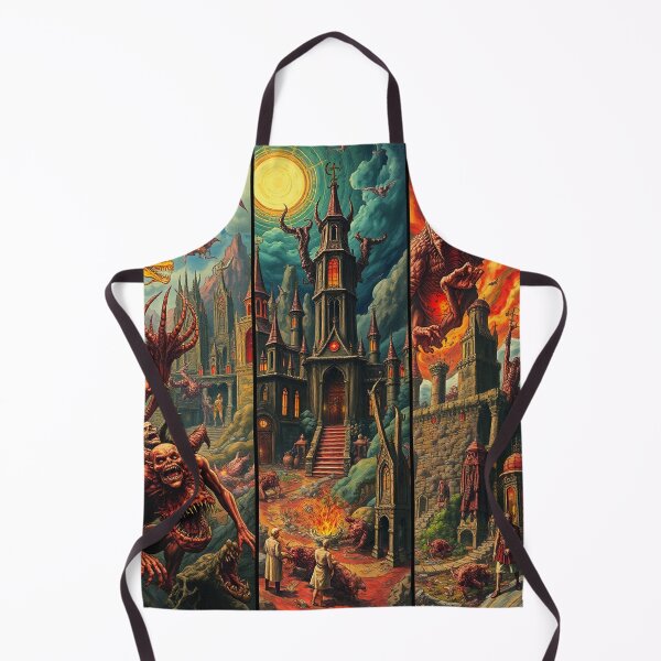 Item preview, The Denizen Demons of Hell a Hellscape cool design designed and sold by Vintage Designs +.