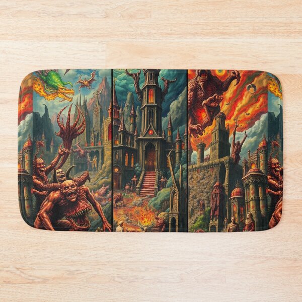 Item preview, The Denizen Demons of Hell a Hellscape cool design designed and sold by Vintage Designs +.