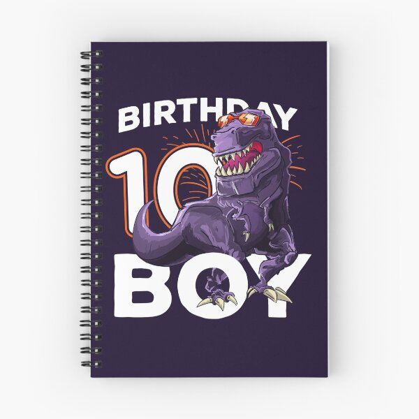 Item preview, Funny T-Rex Birthday Boy 10 Dinosaur Kids 10th Birthday Shirt designed and sold by iceteeselling.