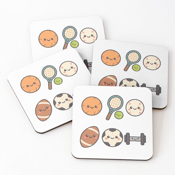 Item preview, Cute Smiling Basketball Kawaii Sport designed and sold by GinColorist.