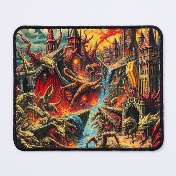 Item preview, The Denizen Demons of Hell a Hellscape cool design designed and sold by Vintage Designs +.