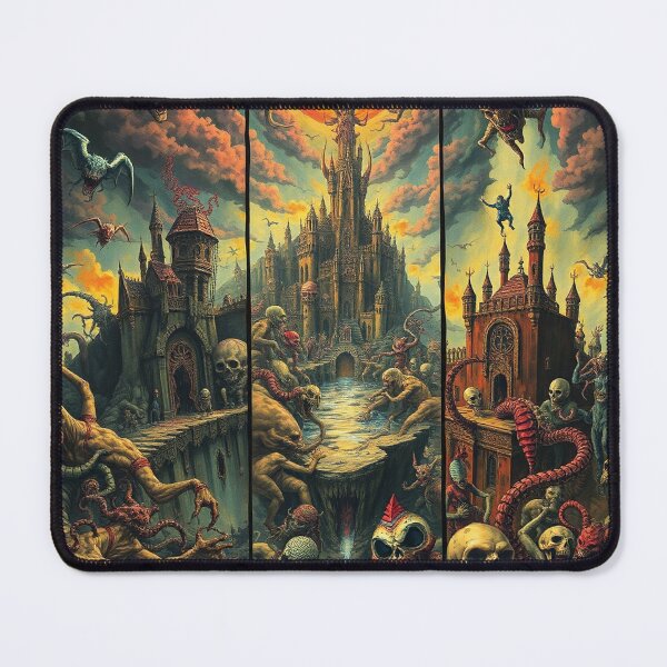 Item preview, The Denizen Demons of Hell a Hellscape cool design designed and sold by Vintage Designs +.