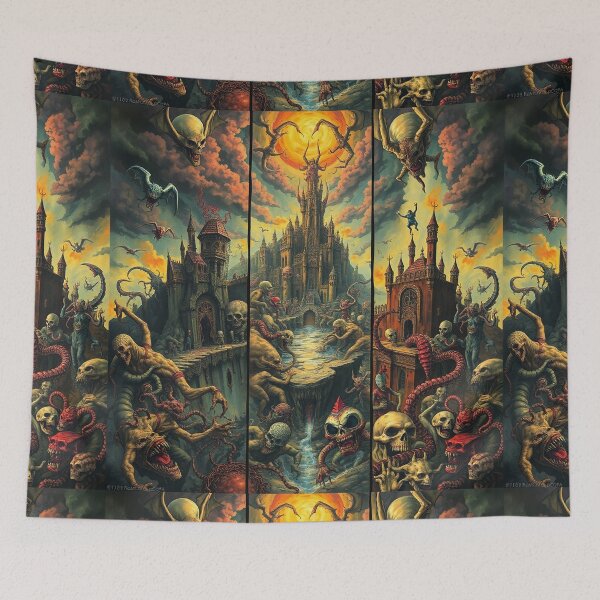 Item preview,  The Denizen Demons of Hell a Hellscape cool design designed and sold by Vintage Designs +.