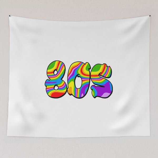 Item preview, Retro 80s Rainbow designed and sold by Sartoris Art.