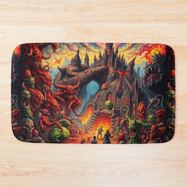 Item preview,  The Denizen Demons of Hell a Hellscape cool design designed and sold by Vintage Designs +.