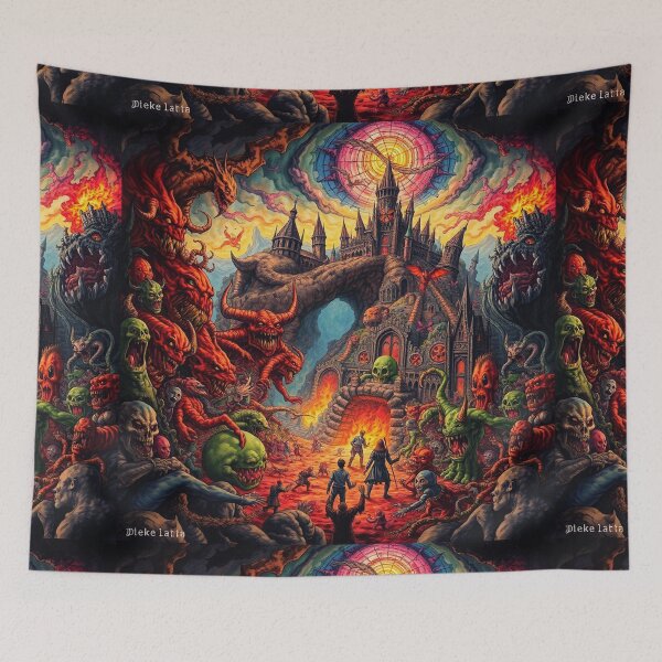 Item preview,  The Denizen Demons of Hell a Hellscape cool design designed and sold by Vintage Designs +.