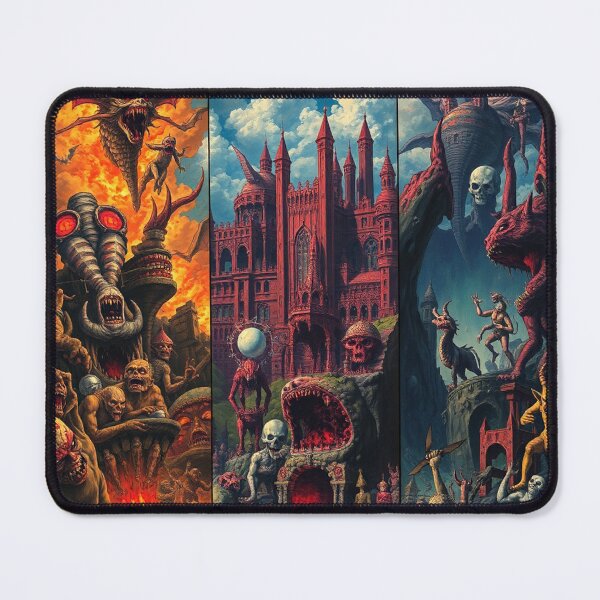 Item preview,  The Denizen Demons of Hell a Hellscape cool design designed and sold by Vintage Designs +.
