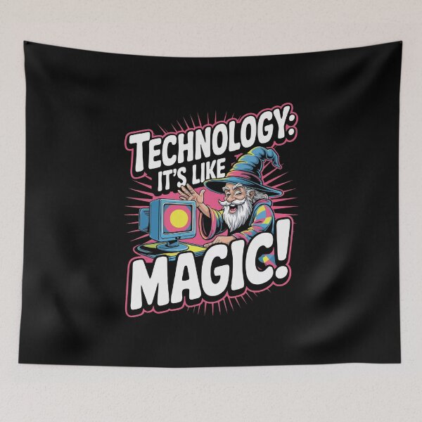 Item preview, Technology It's Like Magic designed and sold by 89BLACK.