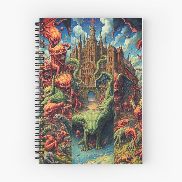 Item preview, The Denizen Demons of Hell a Hellscape cool design designed and sold by Vintage Designs +.