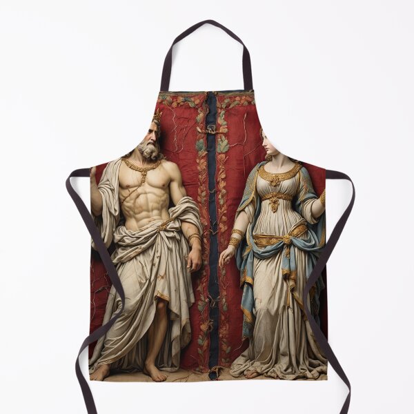 Item preview,  Zeus and Hera tapestry artwork designed and sold by Vintage Designs +.