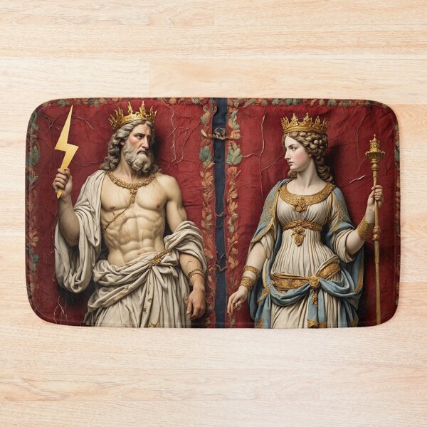 Item preview,  Zeus and Hera tapestry artwork designed and sold by Vintage Designs +.