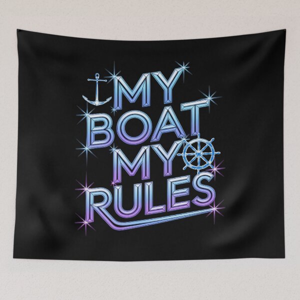 Artikelvorschau, My boat, my rules - cool boat design entworfen und verkauft von ReneMM.