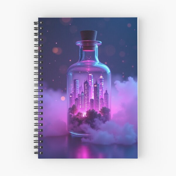 Item preview, Neon City Inside a Bottle designed and sold by SiciliaArte.