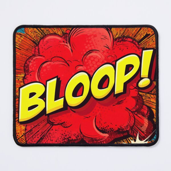 Item preview, Colorful Comic Explosion with "BLOOP!" Sound Effect – Pop Art Style designed and sold by Patricks-Art.