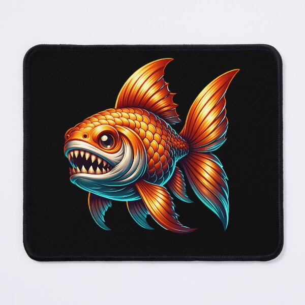Item preview, Cool goldfish with sharp teeth. designed and sold by ReneMM.