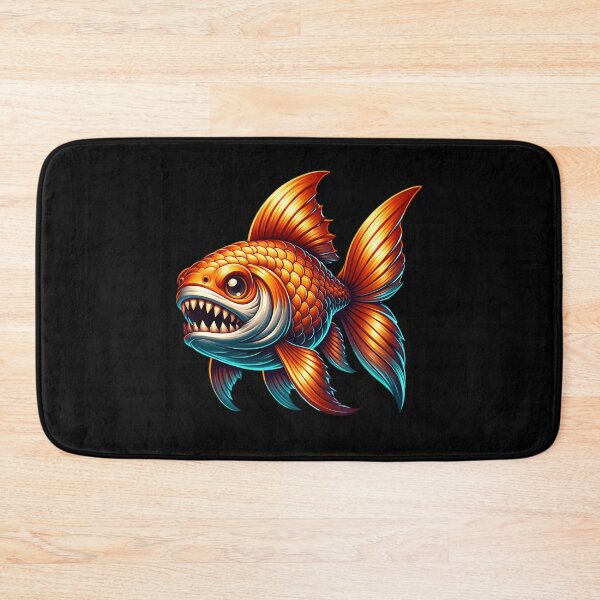 Item preview, Cool goldfish with sharp teeth. designed and sold by ReneMM.