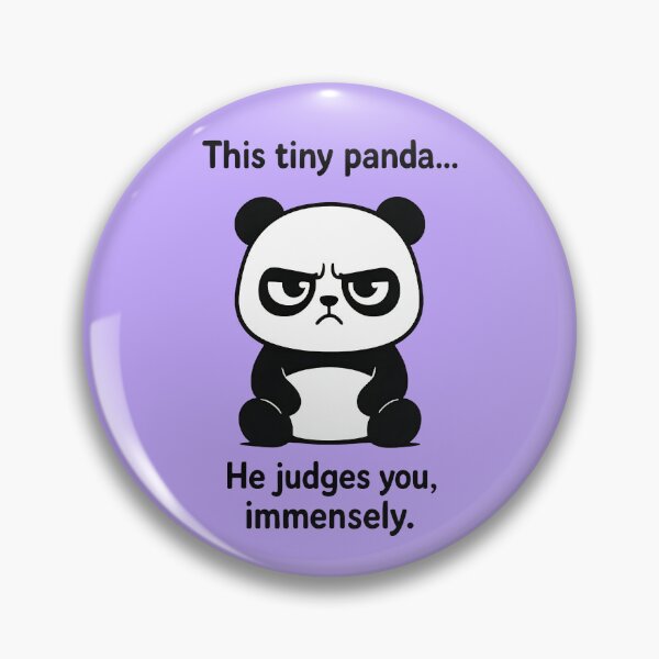 Item preview, judgy panda designed and sold by TSQ.