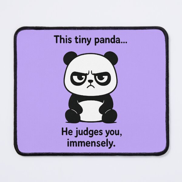 Item preview, judgy panda designed and sold by TSQ.
