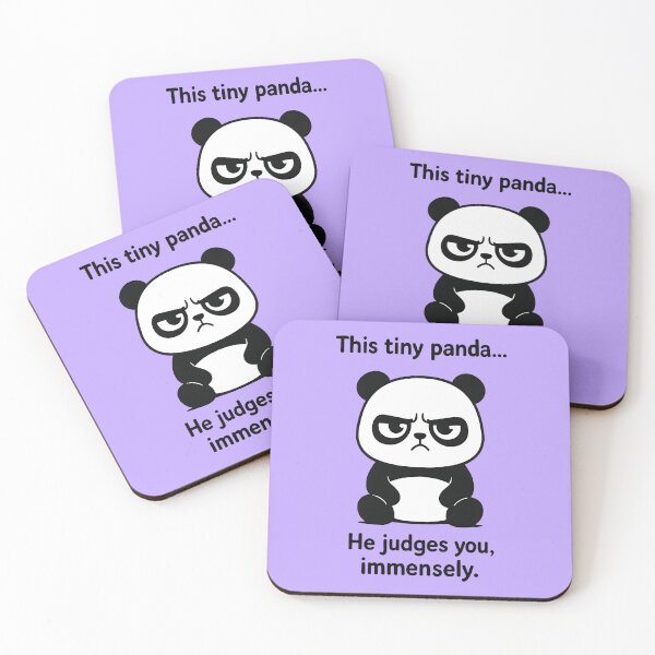 Item preview, judgy panda designed and sold by TSQ.