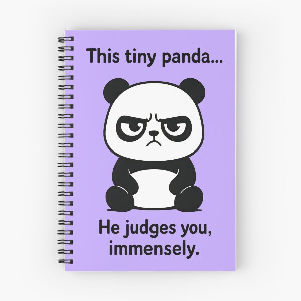 Item preview, judgy panda designed and sold by TSQ.