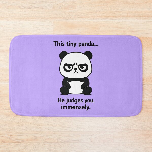 Item preview, judgy panda designed and sold by TSQ.