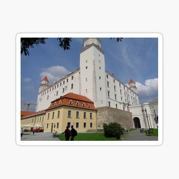 The Beauty of Bratislava Castle,Slovakia Sticker