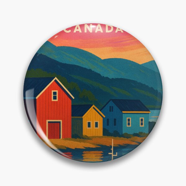 Item preview, Dildo Newfoundland Canada Fishing Village Waterfront with Boats and Cabins designed and sold by Places On Earth.