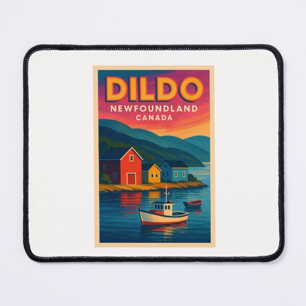 Item preview, Dildo Newfoundland Canada Fishing Village Waterfront with Boats and Cabins designed and sold by Places On Earth.