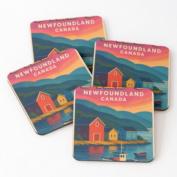 Item preview, Dildo Newfoundland Canada Fishing Village Waterfront with Boats and Cabins designed and sold by Places On Earth.