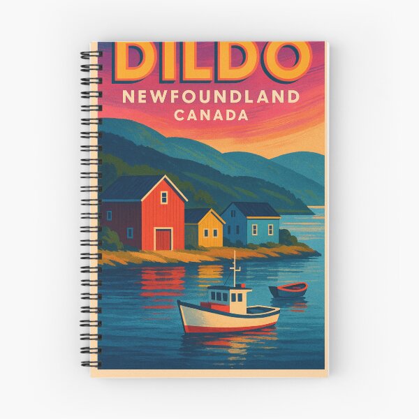Item preview, Dildo Newfoundland Canada Fishing Village Waterfront with Boats and Cabins designed and sold by Places On Earth.