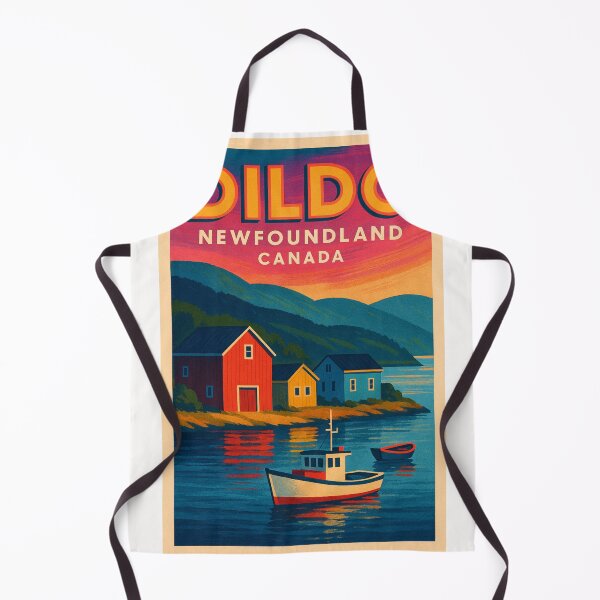 Item preview, Dildo Newfoundland Canada Fishing Village Waterfront with Boats and Cabins designed and sold by Places On Earth.