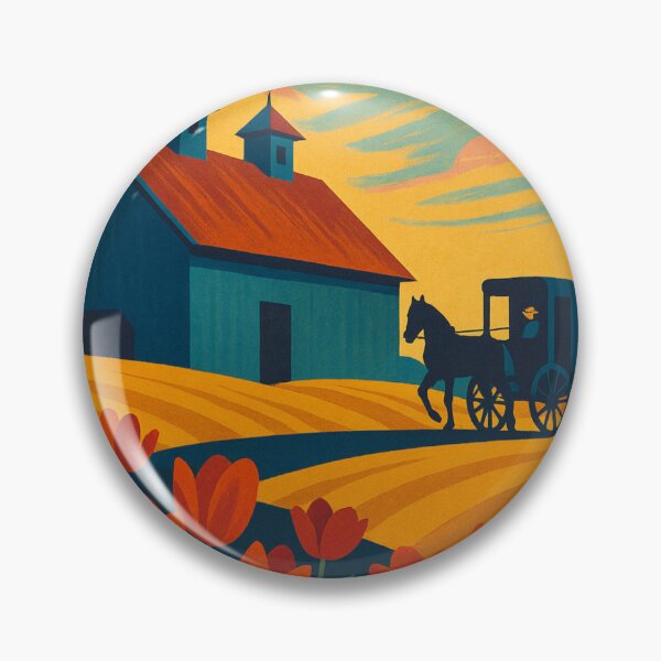 Item preview, Intercourse Pennsylvania Amish Country with Tulip Fields and Barns designed and sold by Places On Earth.