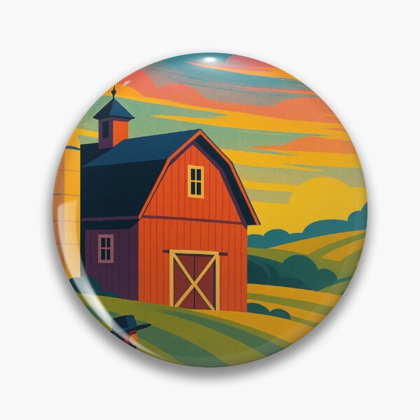 Item preview, Intercourse Pennsylvania Countryside Barns and Horse Buggy in Lancaster County USA designed and sold by Places On Earth.