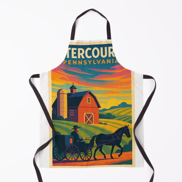 Item preview, Intercourse Pennsylvania Countryside Barns and Horse Buggy in Lancaster County USA designed and sold by Places On Earth.
