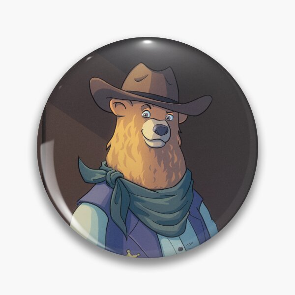 Item preview, Anthropomorphic Bear Sheriff designed and sold by Nayla-art.