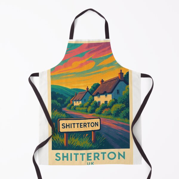 Item preview, Shitterton United Kingdom Dorset Village Countryside with Thatched Roof Cottages designed and sold by Places On Earth.