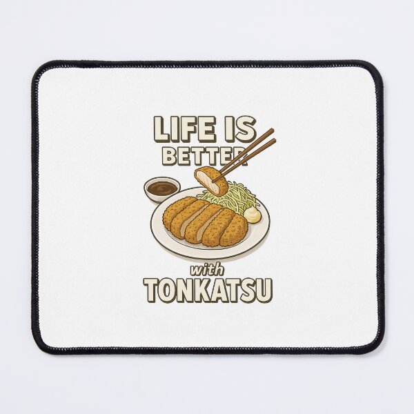 Item preview, Life is better with TONKATSU 2 - A deep-fried crispy pork cutlet, a taste of happiness designed and sold by Cozzicozzy888 | Japanese Food & Culture Art.